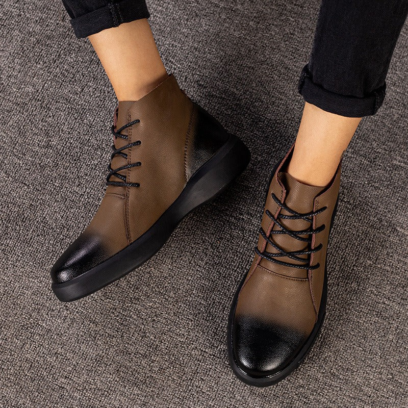 CityClassic BT1 Lace-Up Boot — Mocha/Black (Unisex)