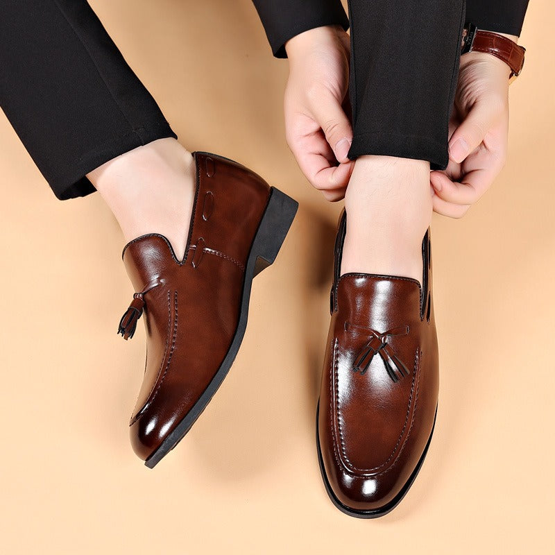 CityClassic LF2 Tassel Loafer — Chestnut Brown (Unisex)