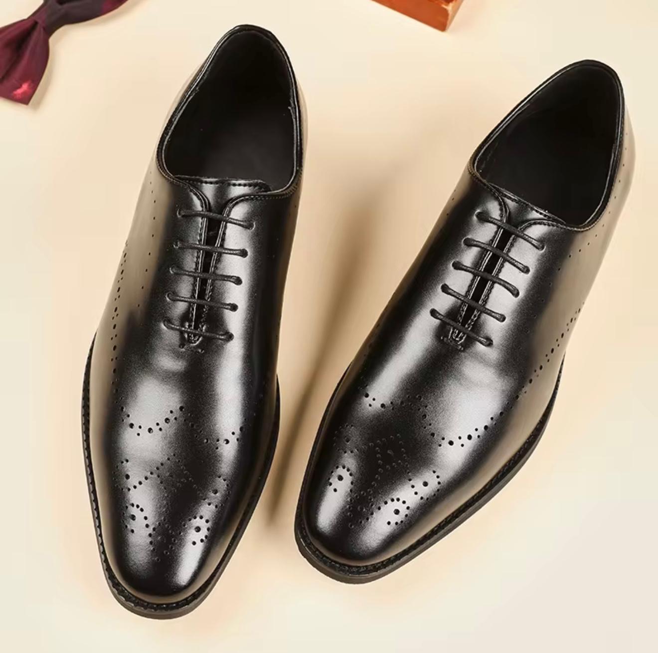 CityClassic OX6 Brogue Oxford — Onyx Black (Unisex)
