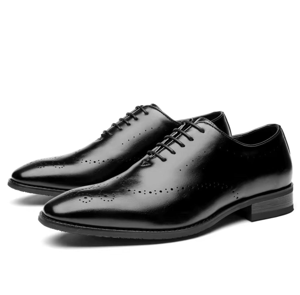 CityClassic OX6 Brogue Oxford — Onyx Black (Unisex)