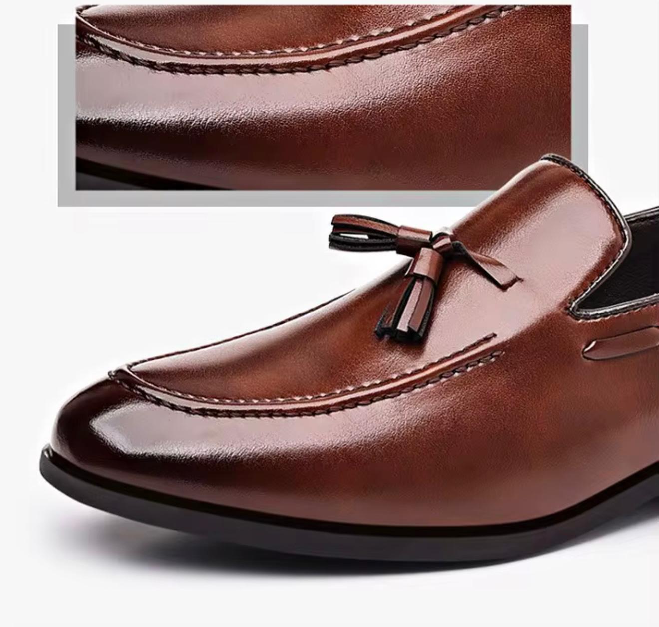 CityClassic LF2 Tassel Loafer — Chestnut Brown (Unisex)