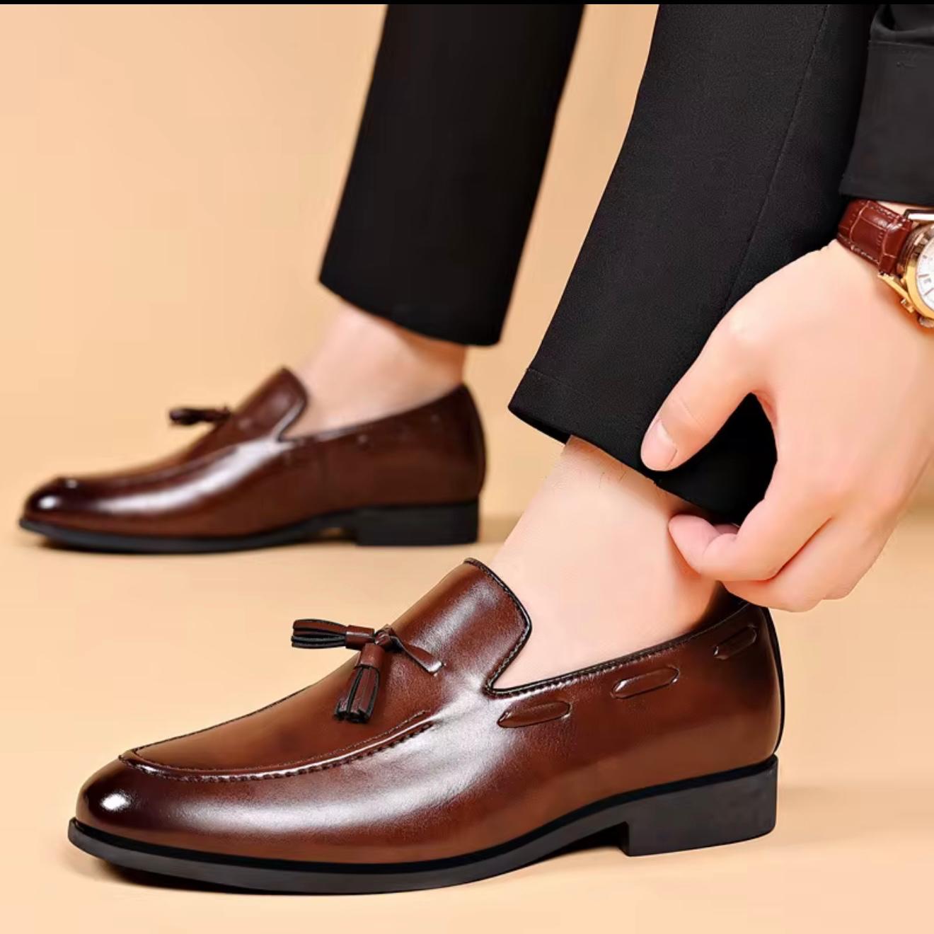 CityClassic LF2 Tassel Loafer — Chestnut Brown (Unisex)