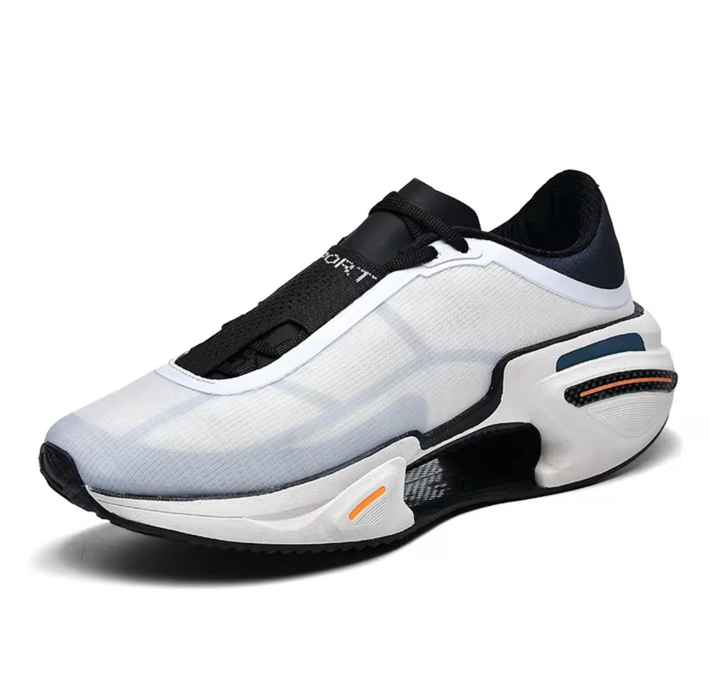 Black and White  Breathable Fashion Sneakers (Unisex)