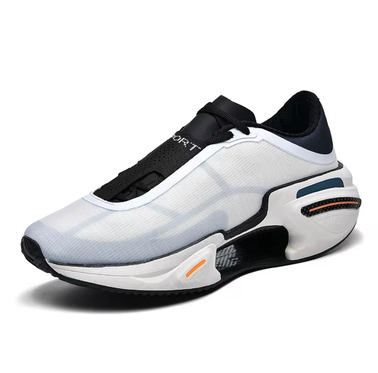 Black and White  Breathable Fashion Sneakers (Unisex)