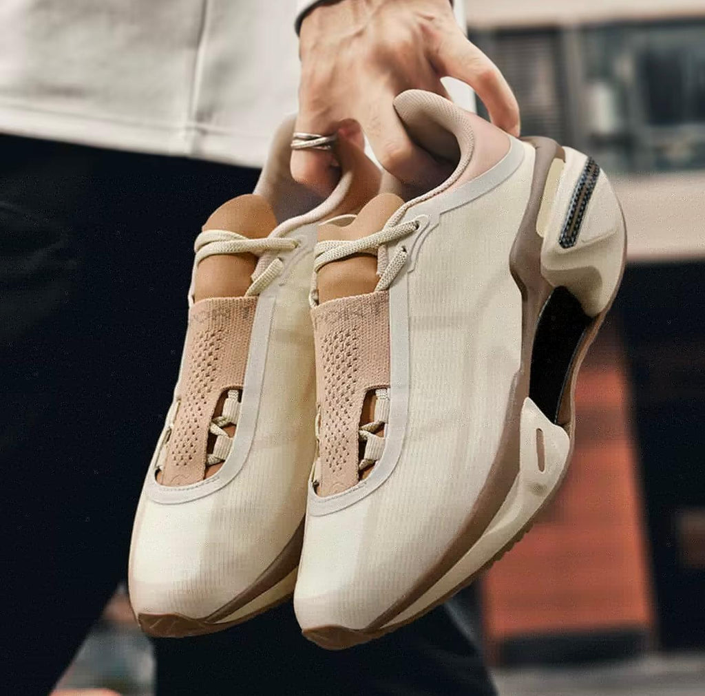 cream Breathable Fashion Sneakers (Unisex)