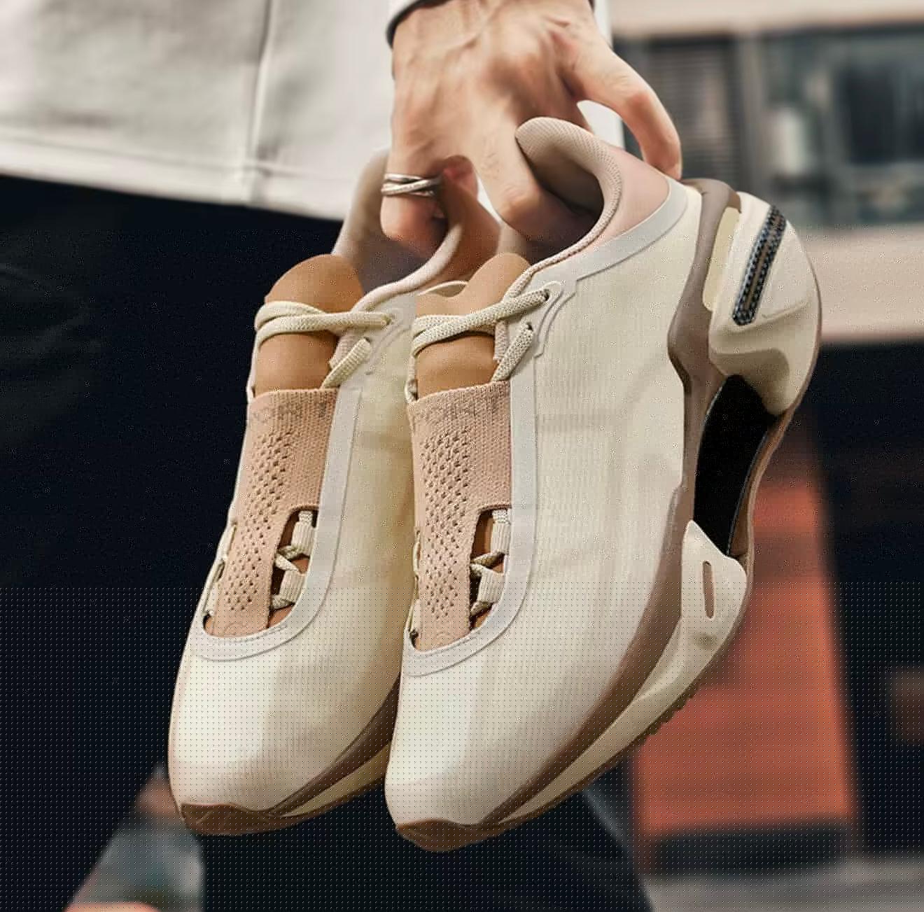 cream Breathable Fashion Sneakers (Unisex)